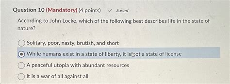 Solved Question 10 Mandatory 4 ﻿points ﻿savedaccording