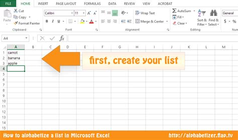 How To Put Names In Alphabetical Order Excel