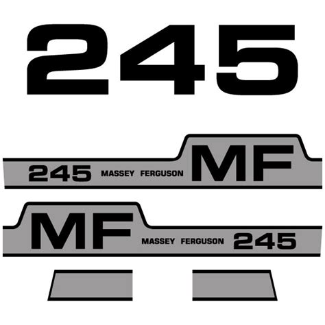 Stickers En Emblemen Massey Ferguson Stickerset Massey Ferguson 245