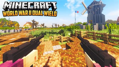 World War Ii Dual Wield Mod Minecraft Mod Showcase Youtube