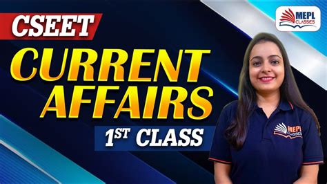 Cseet July Nov Current Affairs St Class Mepl Classes Youtube