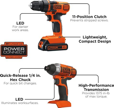 Buy Black Decker Cordless With Battery Impact Driver 18v Drills Argos Atelier Yuwa Ciao Jp