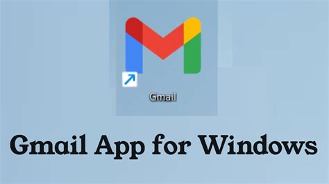 Install Gmail App On Windows 10 Windows 11 Create Gmail App YouTube