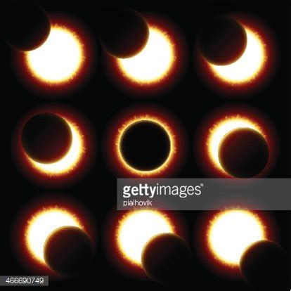 Solar Eclipse Phases Stock Clipart | Royalty-Free | FreeImages