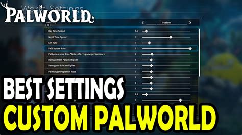 Best World Settings For Palworld YouTube