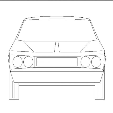 Mercedes luxuries car front elevation cad block details dwg file - Cadbull