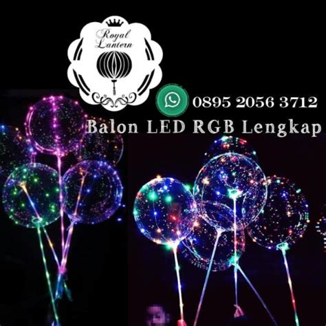 Jual Balon Led Rgb Lengkap Bobo Led Balon Lampu Tumblr Mode