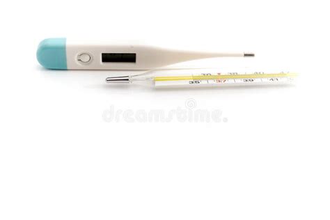 Thermometer for Body Temperature Stock Image - Image of white ...