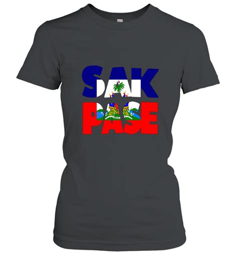 Sak Pase T Shirt Haitian Pride Shirthaitian Flag Tee Women T Shirt