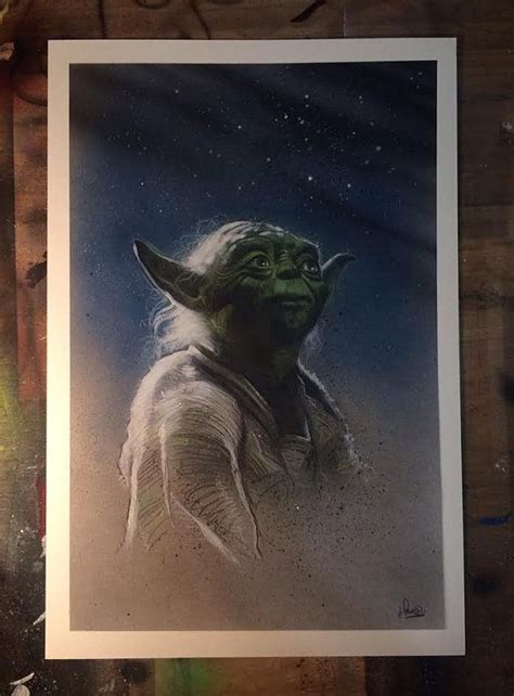 Luminous Being Original Signed Painting By James Hance StarWars