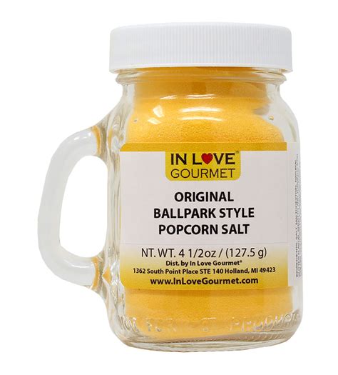 Original Ballpark Butter Fresh Popcorn Salt In Love Gourmet