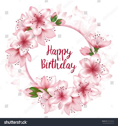 Flower Birthday Card Template Printable Templates Free