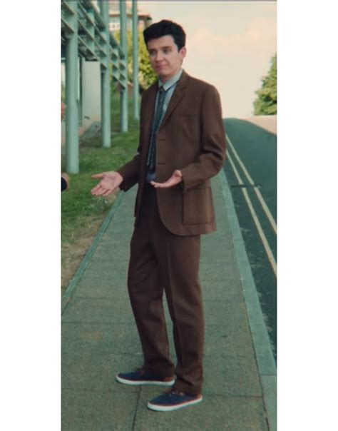 Sex Education S04 Asa Butterfield Brown Suit Otis Milburn Suit