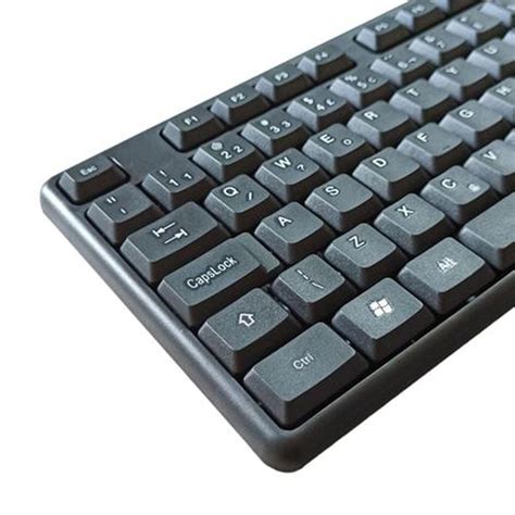 Teclado Fio USB Standard Preto ABNT2 Padrão Brasileiro BK 103