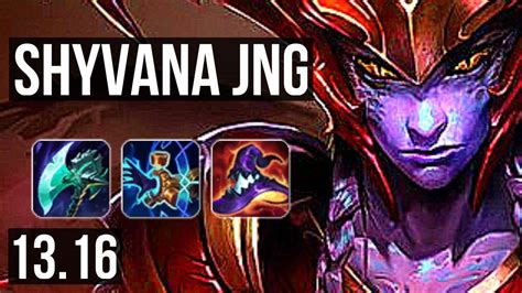 SHYVANA Vs SHACO JNG Rank 3 Shyvana Legendary 500 Games 12 3 7