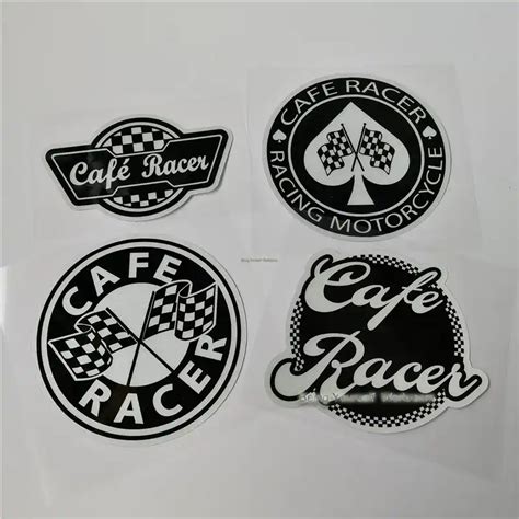 Motorcycle Sticker Sticker Cafe Racer Bobber Scrambler Uk Vintage Top