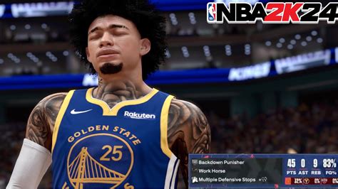 NBA 2K24 MYCAREER DEBUT DESEAN BAKER DROPS 40 POINTS IN HIS FIRST NBA