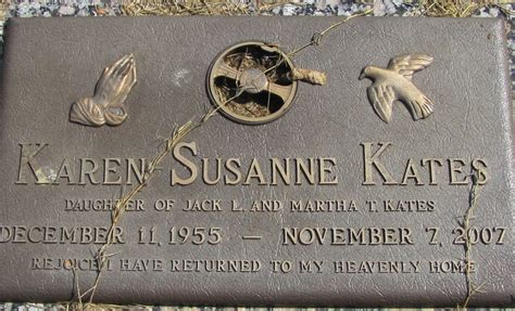 Karen Susanne Kates Find A Grave Memorial