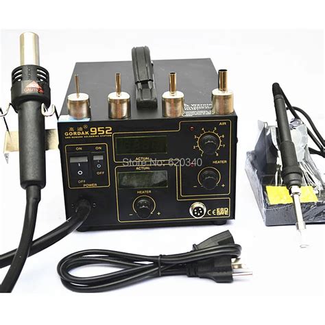 Gordak Smd Rework Station Desoldering Station Hot Air Gun Heat Gun