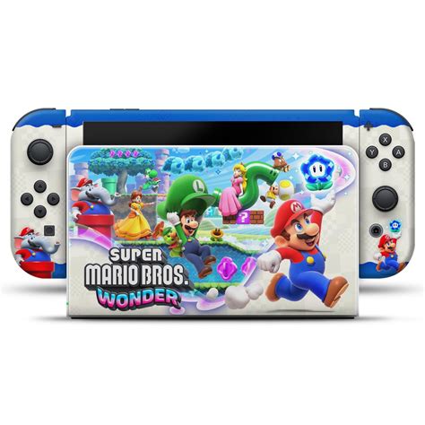 Nintendo Switch Oled Skin Super Mario Bros Wonder Pop Arte Skins