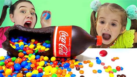 Ruby and Bonnie Chocolate & Soda Challenge - YouTube