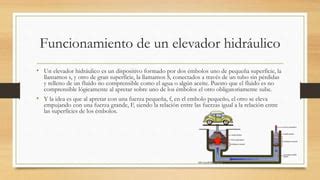 Elevadores Hidráulicos PPT