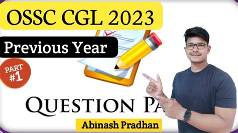 OSSC CGL Mains 2022 Arithmetic Part 01 OSSC CGLRE 2023 Abinash