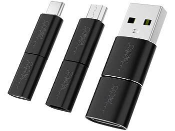 Callstel Adapterset Er Set Usb Adapter Sets Otg Usb Lightning