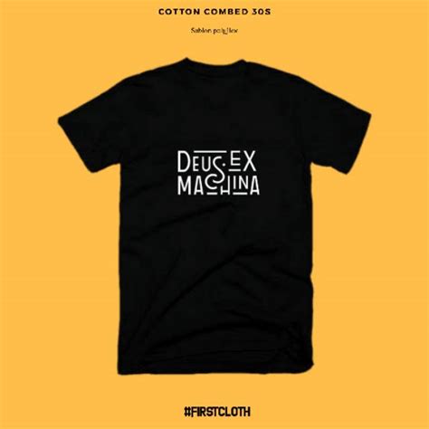 Jual Kaos Deus Ex Machina Kaos Pria Cotton Combed S Shopee Indonesia