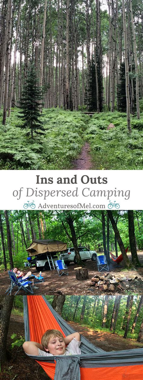 What dispersed camping really is, where to camp, rules for dispersed camping, tips and camping ...