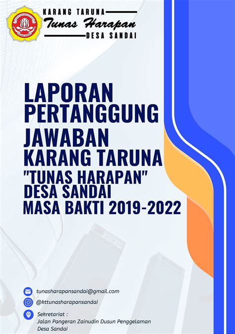 Lpj Karang Taruna Laporan Kttunasharapansandai Sekretariat Jalan