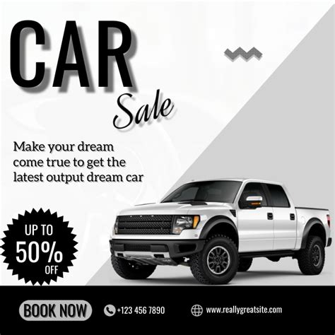 Car Sale Template Postermywall