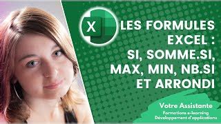 R Sum Des Formules Et Fonctions De Base Dans Les Tableurs Excel