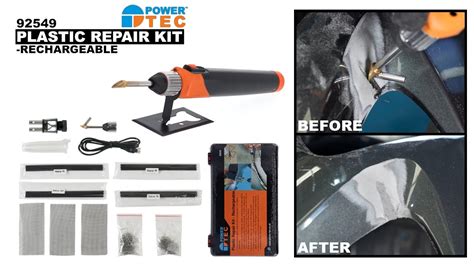 92549 Plastic Repair Kit Rechargeable Youtube