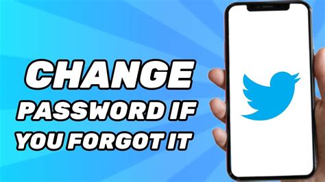 How To Change Your Twitter Password If You Forgot It Youtube