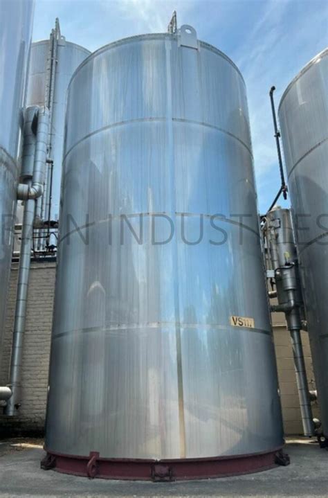 7000 Gallon DCI 316 Stainless Steel Jacketed Insulated Tank 107