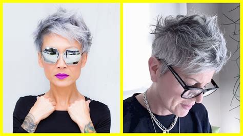 5 Trendy Ways to Rock Short Pixie Gray Haircuts in 2021 - Get Inspired!