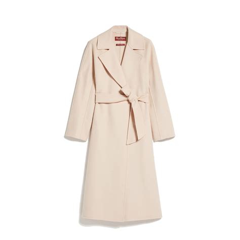 Max Mara Studio Cles Coat In Natural Lyst