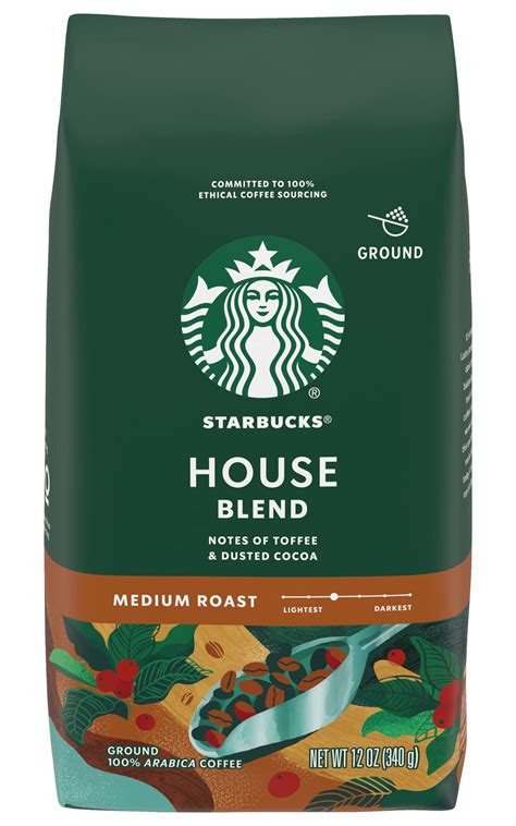 Starbucks Decaf Ground Coffee, House Blend, 12 OZ (Pack - 1) for sale ...