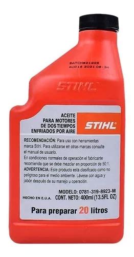 Aceite Stihl Hp 2 T 400ml Naranja Todopartes