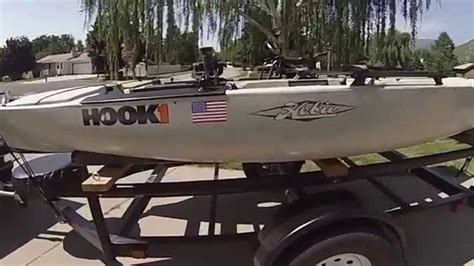 Custom Hobie Pro Angler Trailer For 2 Kayaks Two 14 Or 12 Youtube