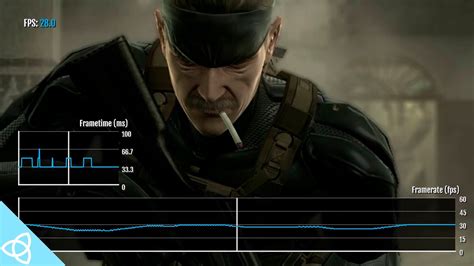 Metal Gear Solid 4 Guns Of The Patriots Ps3 Frame Rate Analysis Youtube