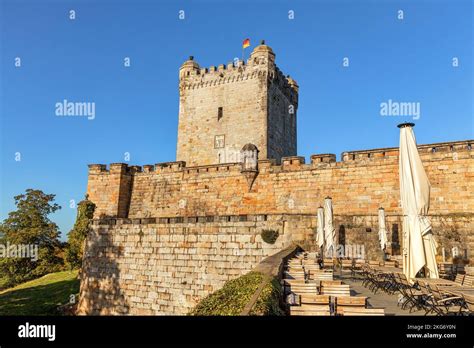 Tower Of Schloss Bentheim In Bad Bentheim Lower Saxony Germany Stock