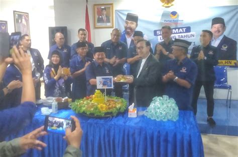 HUT Surya Paloh Ke 71 Begini Doa Dan Harapan Nasdem Lampung