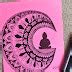 Crescent Buddha Mandala Drawing ArtyArsh Creative World