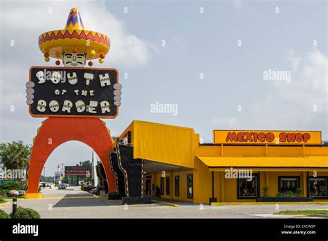 South Of The Border Tourist Attraction On Interstate 95 Between Stock