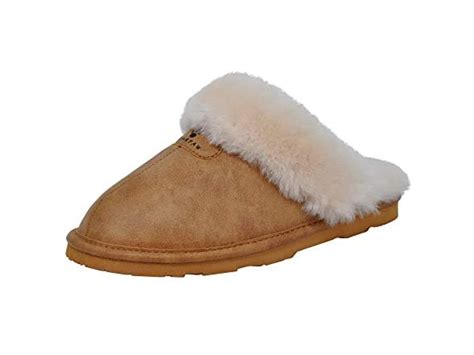 Bearpaw Womens Suede Slippers Size 10