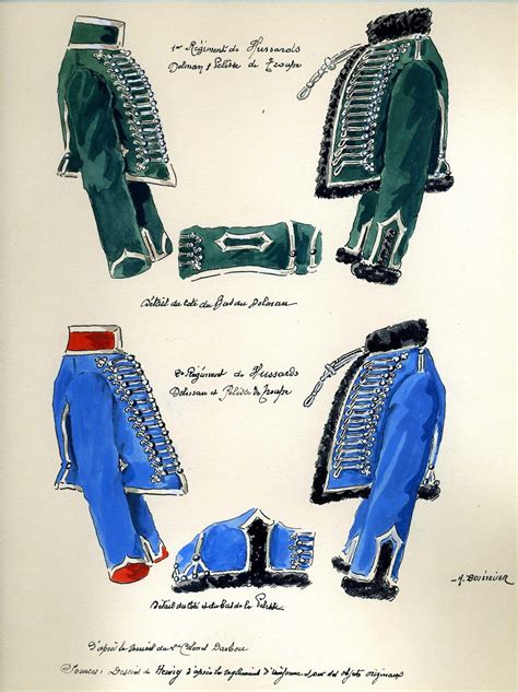 Dolman Et Pelisse De Troupe Westphalia Empire Hussar Army Uniform