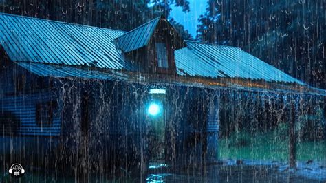 Som De Chuva E Trovoadas No Telhado De Metal Para Dormir Mente