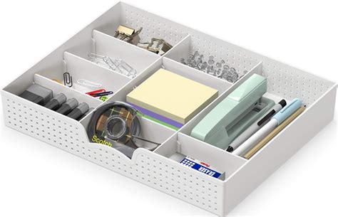 SimpleHouseware Desk Drawer Organiser With 9 Adjustable Compartments